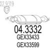 MTS 04.3332 Catalytic Converter